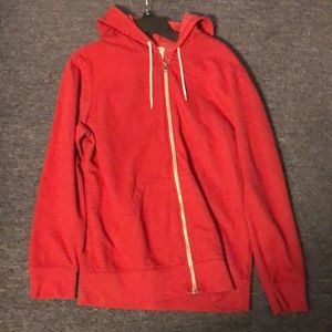 Red Zip Up Hoodie